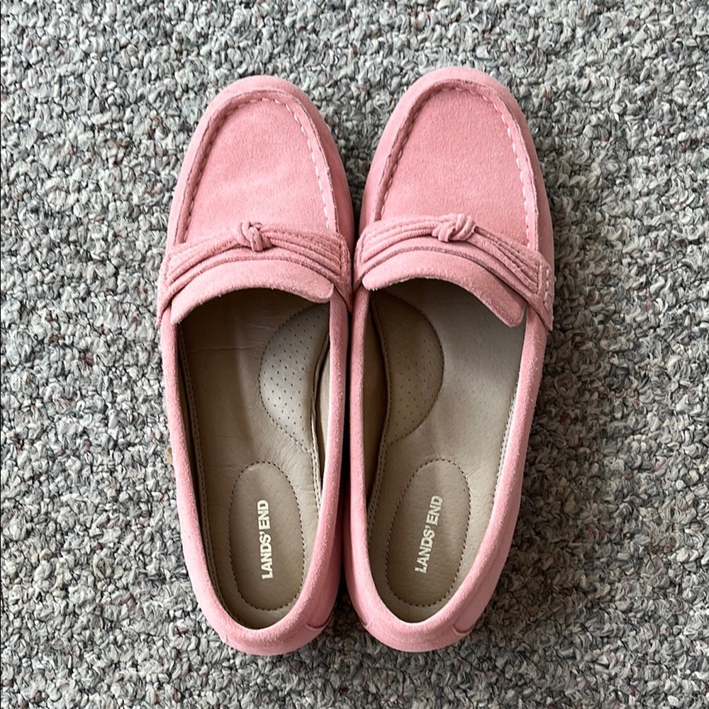 Lands' End Women's Pink Loafers